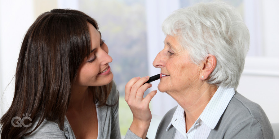 makeup on your family member