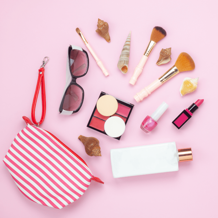 professional makeup kit packing for travel