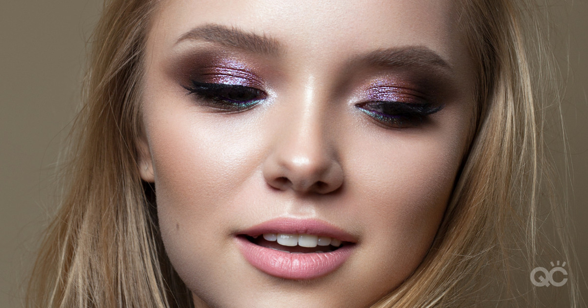 makeup artistry portfolio shimmery look