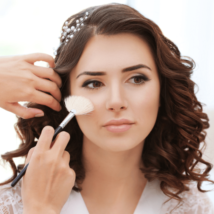 become a makeup artist in small town bridal makeup application