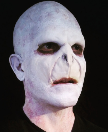 Lord voldemort special effects makeup artistry by Tyler russell a QC Makeup Academy Graduate