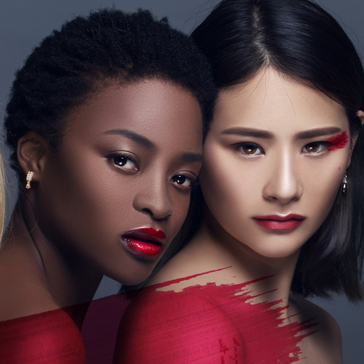 models women of color makeup