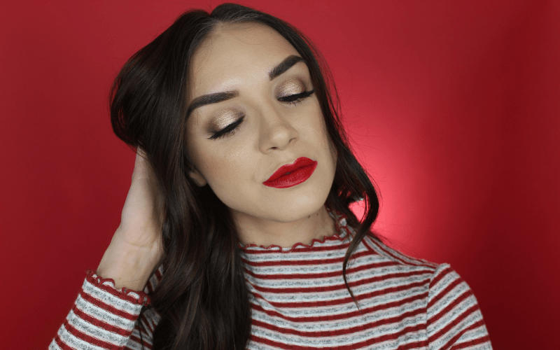 devyn gregorio holiday makeup look