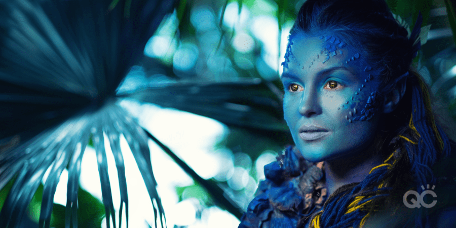 special fx makeup - avatar-looking creature