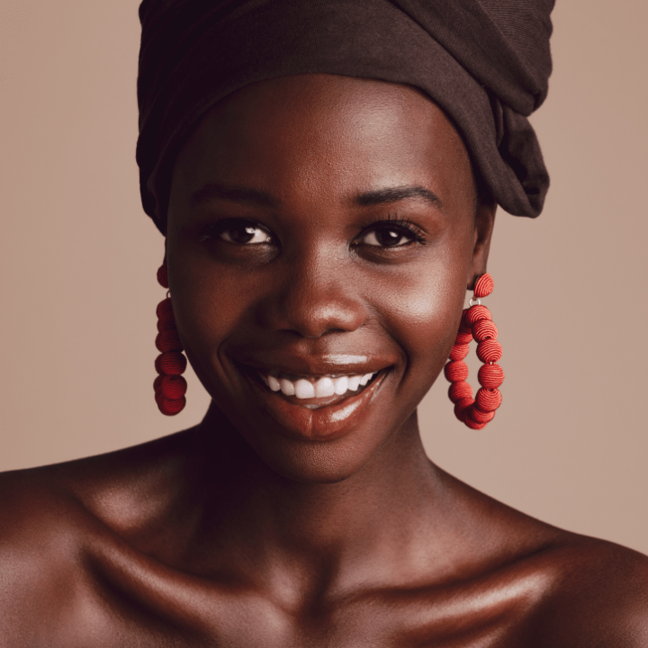 makeup training for deeper skin tones - beautiful black model