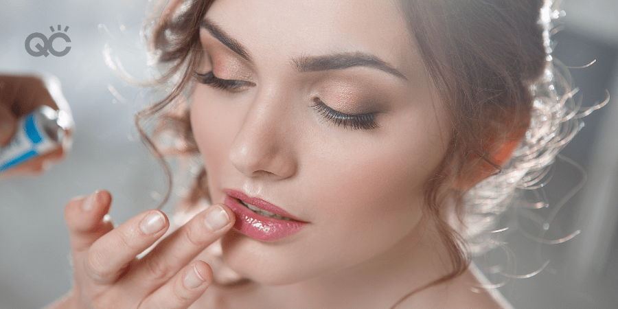 bridal makeup application