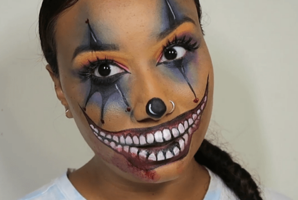 special effects makeup tutorial rainbow clown gabrielle rivera feature image