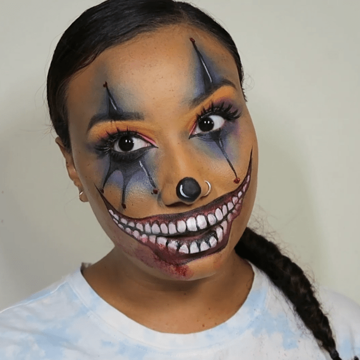 special effects makeup tutorial rainbow clown gabrielle rivera feature image