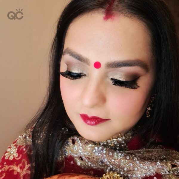 Harleen Kaur Talwar portfolio image 5, Asian bridal makeup on self