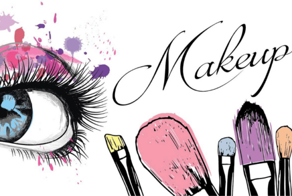 hand-drawn makeup logo